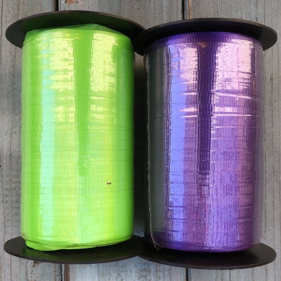 Berwick Crimped Curling Ribbon (2 Spool Set) 3/16-Inch by 500-Yard (NEW) - Picture 2 of 8